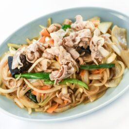 肉玉ねぎ炒め